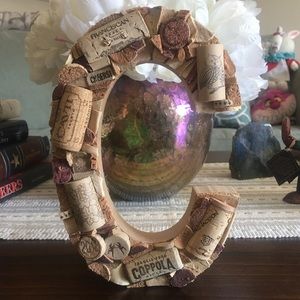 Wooden Wine cork letter - The letter “C”